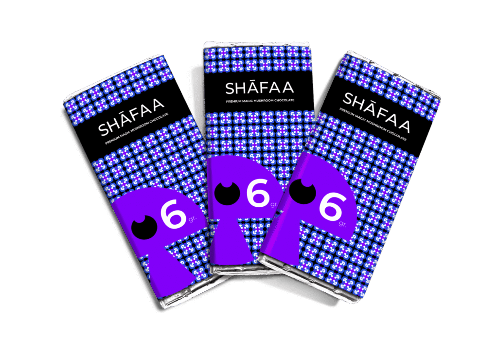 Shafaa Penis Envy Magic Mushrooms Dark Chocolate Bar Edibles